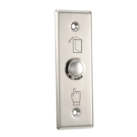 Door Release Button Push NO/Com Switch 115mmx40mm 36V Stainless Steel