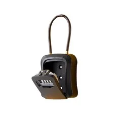Outdoor Rated Key Safe Box with Robust Metal Casing and ABS Components