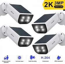 Wansview 2K Solar Battery Powered Wireless Security Camera Outdoor Home Wifi