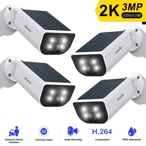 Wansview 2K Solar Battery Powered Wireless Security Camera Outdoor Home Wifi