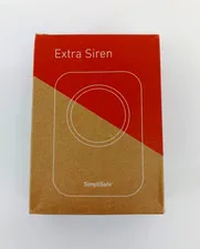SimpliSafe Extra Siren 105db Home Security  System Model WS3 Open Box