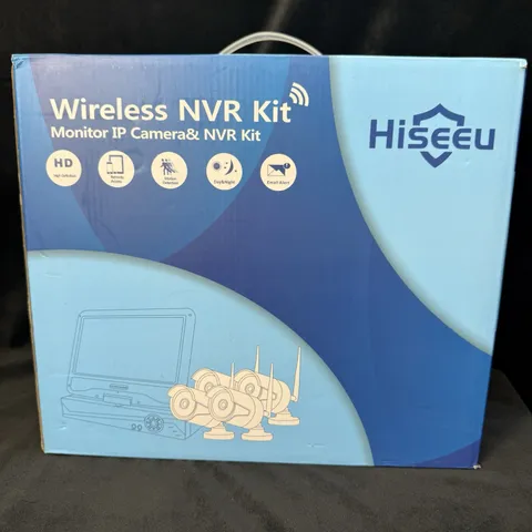 Hiseeu Wireless Security System NVR Kit 4 Cameras