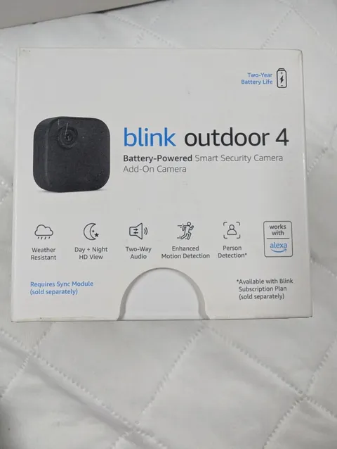 NEW Blink Outdoor  (4th Gen) Wireless smart HD security camera | Add-on camera