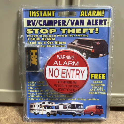 NEW DAC Technologies Instant Alarm, Stop Theft RV/CAMPER/Van Alert Factory Seale