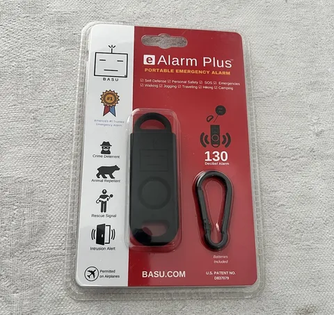BASU eALARM Plus 130db Emergency Alarm Personal Safety Tripwire Camping & Hiking