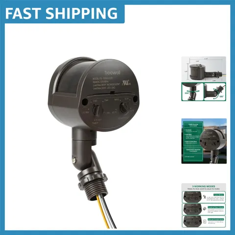 Brown Motion Sensor Detector - 180-Degree Coverage, Easy Installation,  Listed