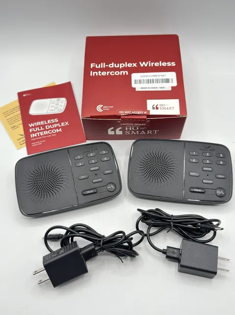 Hosmart UltraSpeak Pro Intercoms Wireless for Home, 2025 Two-Way Real-time, 2Pk