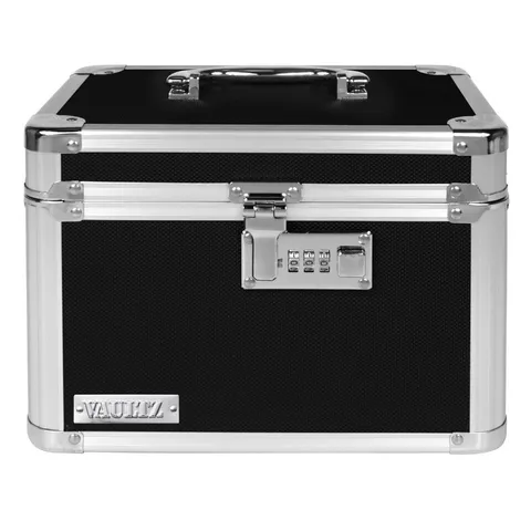 Combination Lock Storage Safe Box, Medium Density Fiberboard, 10 x 7.25 x 7.75