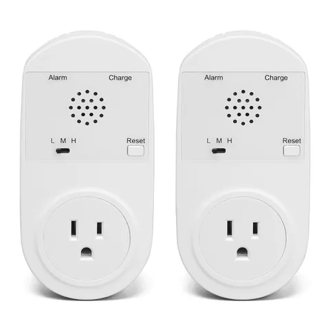 Power Outage Alarm with LED Indicator Lights and 80-120Db Adjustable Alarm, Perf