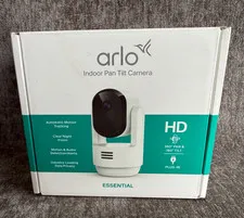 Arlo Essential Indoor Pan Tilt Camera 1080p HD Security Camera VMC2073 NIB