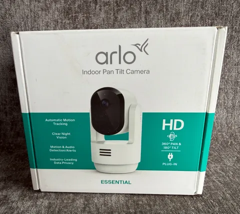 Arlo Essential Indoor Pan Tilt Camera 1080p HD Security Camera VMC2073 NIB