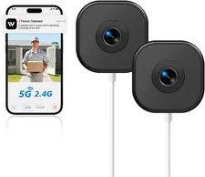 2K Window Camera,5Ghz & 2.4Ghz Wifi Security Camera for Home,120° Wide View,Full