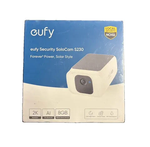 Eufy Security SoloCam S220 2K Wireless Solar Security Camera Sealed New