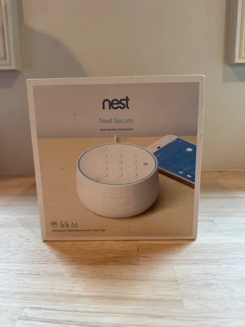 Google Nest Secure Alarm System w/ Guard Base NO Detect Sensors  H1500ES *READ