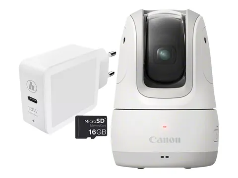 Canon PowerShot PX Essential Set White Compact Digital Camera 5591C003