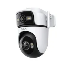 Tapo Outdoor Security Camera Wired LAN Compatible 24 Hour Monitoring Dual Lens