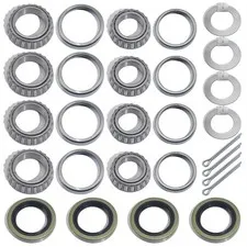 LUXTRKSTO 4 Set L68149 L44649 Trailer Hub Bearing Kit