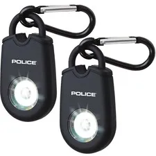 2 Pack Personal Safety Alarm LED Emergency Light Women Self Defense Carabiner