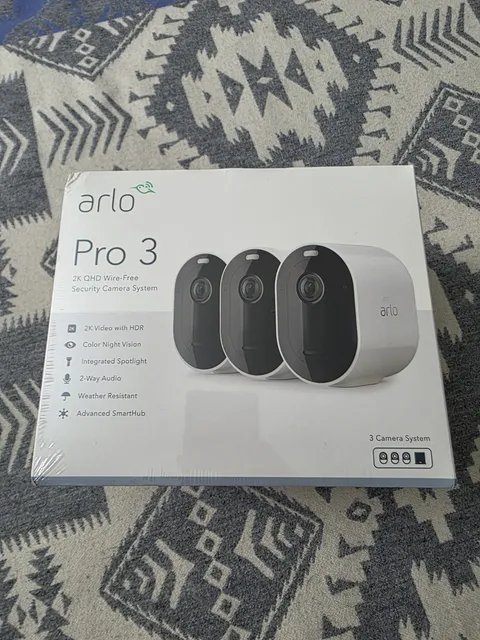 Arlo Pro 3 2K QHD Wire-Free Security Camera System 3 Camera System - NEW/SEALED 