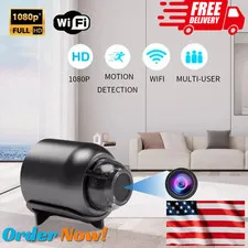 Mini Camara Oculta Espia De Seguridad WiFi 1080P Inalambrica Con Audio y Video