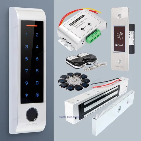 HOMSECUR IP66 APP WIFI RFID Access Control Set Waterproof 280KG Magnetic Lock