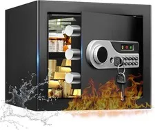 Caja Fuerte Grandes Cajas Fuertes Digitales De Seguridad Contra Fuego Dinero NEW