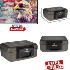Verified Fireproof Safe with Key Lock - Ideal 0.18 Cu Ft Security Solution