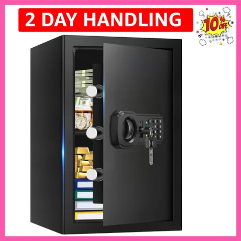 3.4 Cub Large Fireproof Safe for Home, Security Home Safes Water and Fireproo...