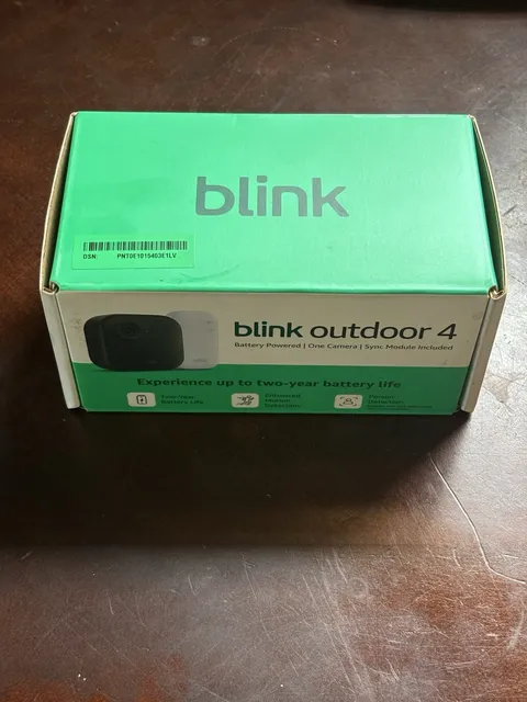 Blink Outdoor 4 1080p Wireless Wi-Fi Battery Camera w/ Sync Module, 1 Cam