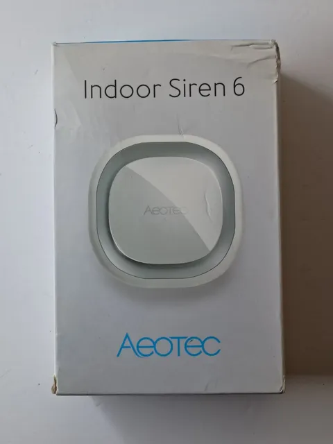 NEW! / Aeotec Siren 6, Z-Wave Plus S2 Enabled Zwave Siren Safety Speaker