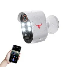 1080P Wireless Security Camera Outdoor, Battery Powered, AI Human Detection, ...