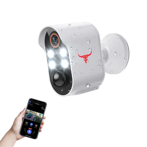 1080P Wireless Security Camera Outdoor, Battery Powered, AI Human Detection, ...