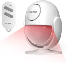 125Db Loud Indoor Motion Sensor Alarm with 328Ft Remote Control | 40Ft PIR Detec