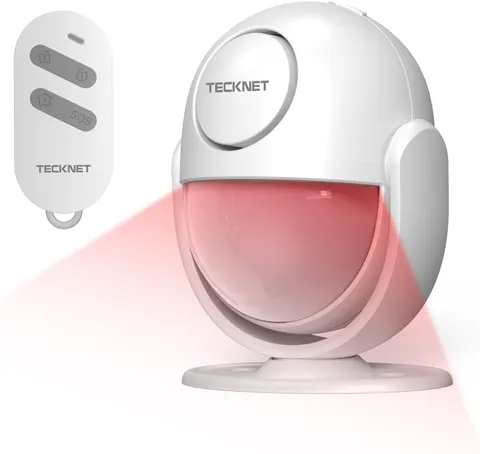 125Db Loud Indoor Motion Sensor Alarm with 328Ft Remote Control | 40Ft PIR Detec