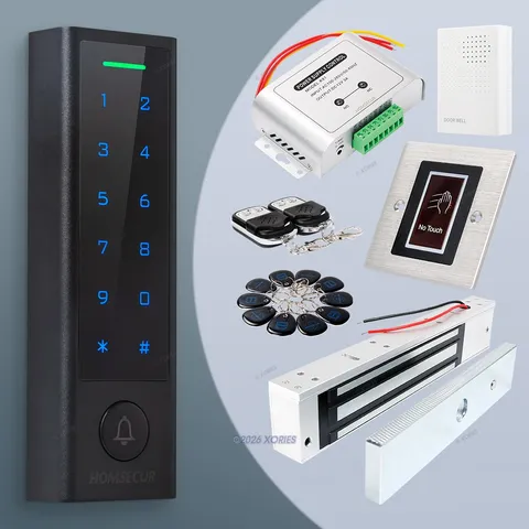 HOMSECUR IP66 APP WIFI RFID Access Control Set Waterproof 280KG Magnetic Lock