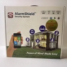 Oplink Alarm Shield Security System No Monthly Fee Mobile App