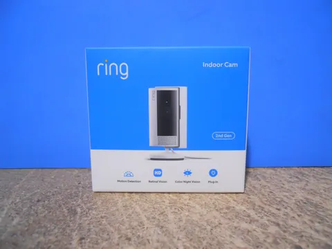Ring 2nd Gen Plug-In Indoor Camera Color Night Vision Motion Detection White