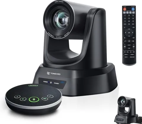 TONGVEO 4K AI Auto Tracking PTZ Conference Camera System with Bluetooth