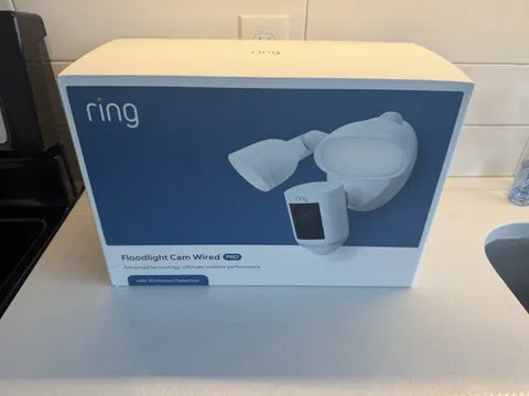 Ring Floodlight Camera Pro w/ 2K Video and Ring Vision - New Sealed