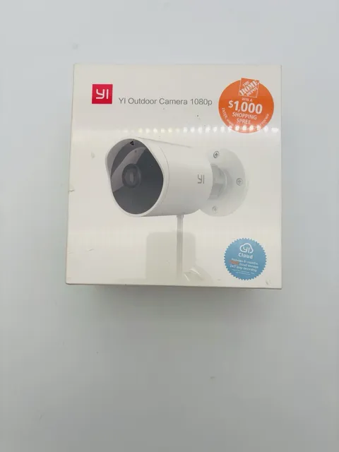 YI Outdoor Camera Wi-Fi 1080p Weatherproof Night Vision Model YHS 3017 Sealed