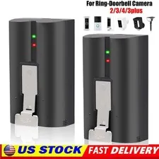 2 Pack Ring V4 Battery for Ring camera Doorbell Solar Floodligh 2/3/4/3 plus US