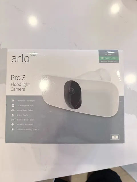 NEW SEALED Arlo Pro 3 Floodlight Indoor/Outdoor Security Camera