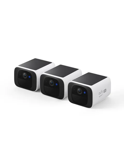 eufy Security SoloCam S220 3-Cam Solar Outdoor Security Camera 2K Wi-Fi