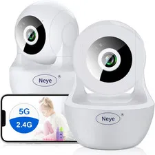 WiFi Security Home Camera，Baby Monitor Wireless IP Camera with Night Vision Two