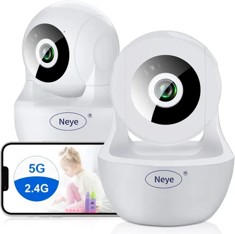WiFi Security Home Camera，Baby Monitor Wireless IP Camera with Night Vision Two