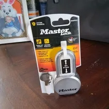 Master Lock M930XKADLH Tough-Cut Padlock 2in Steel Silver Weather Resistant