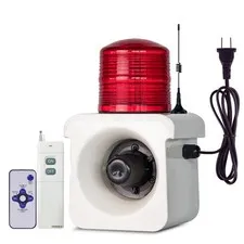 500 Meters（No Wall） Wireless Remote Control Outdoor Alarm Light Siren, LED St...
