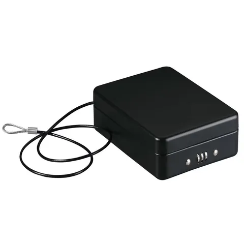 Safe P005C Portable Small Safe Box Combination Lock Steel Tether