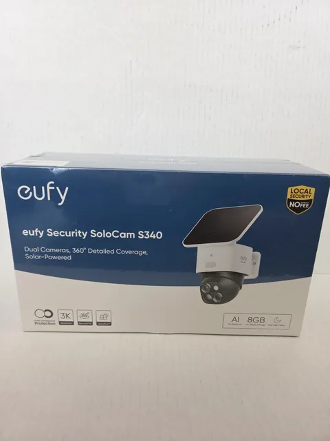 eufy SoloCam S340 Solar Wireless Security Camera Outdoor Dual Cam