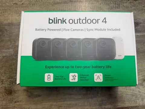 Blink Outdoor 2K+ Wireless Smart Security 5 Camera System / Sync Module Core NEW